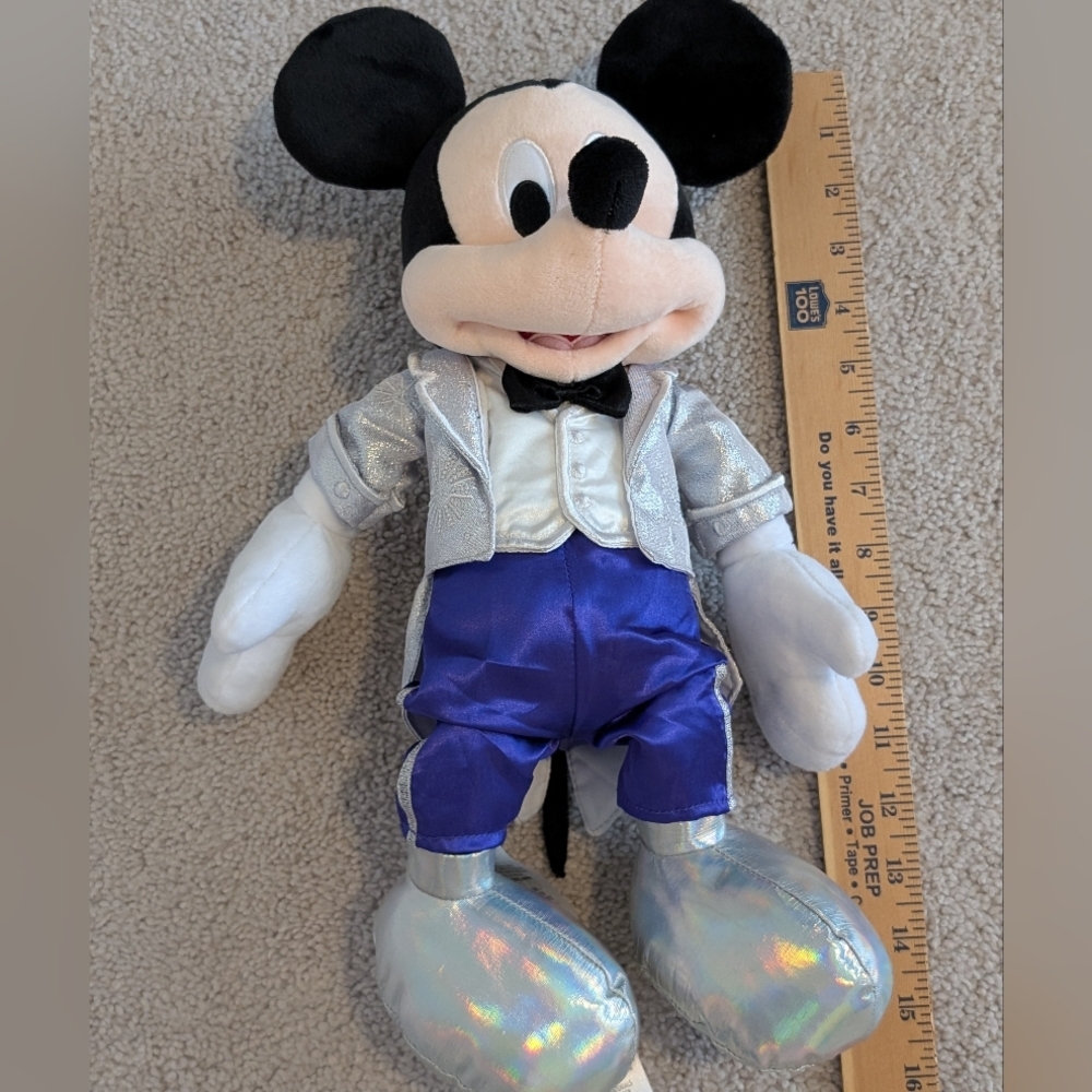 Disney 100 Years of Wonder Anniversary Mickey Mouse Stuffed Animal Plush Toy - Picture 8 of 8